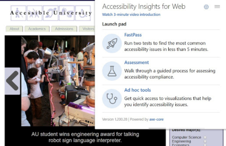 accessibility-insights-screenshot